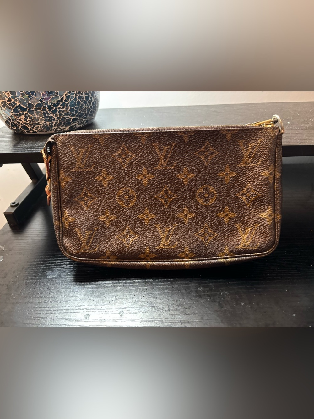 Authentic Vintage Louis Vuitton Monogram Pochette Accessoires - Picture 2 of 11